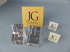 Lot de 5 présentoirs plaque publicitaire de magasin CRISTAL JG DURAND