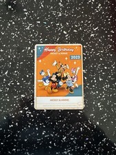 Carte Disneyland Paris « Happy Birthday Minnie Et Mickey