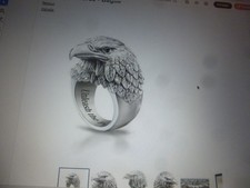 Bague chevalière  tête