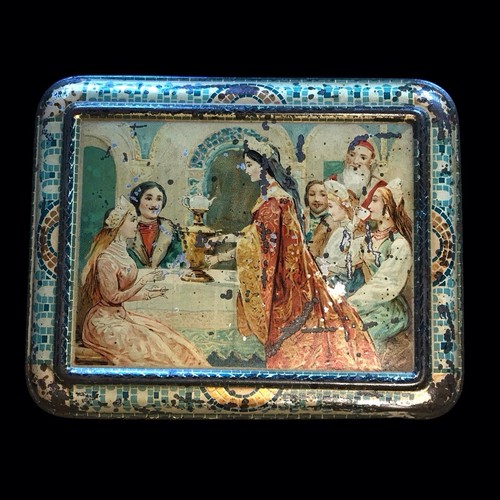 Ancienne boîte biscuits - ancienne,