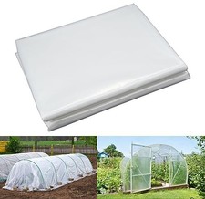3m x 10m Bache pour Serre,Bache Plastique Transparente, Bache Serre Tunnel, F...