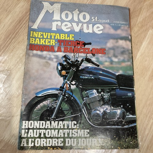 Magazine moto revue - moto, 1977