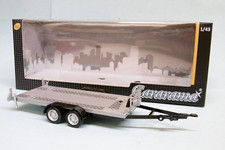 Remorque porte voiture 2 essieux au 1/43 CARARAMA Hongwell 92210