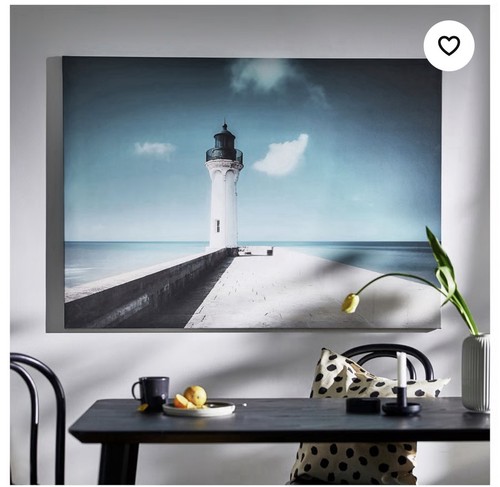 Ikea björksta poster white - bjÖrksta,