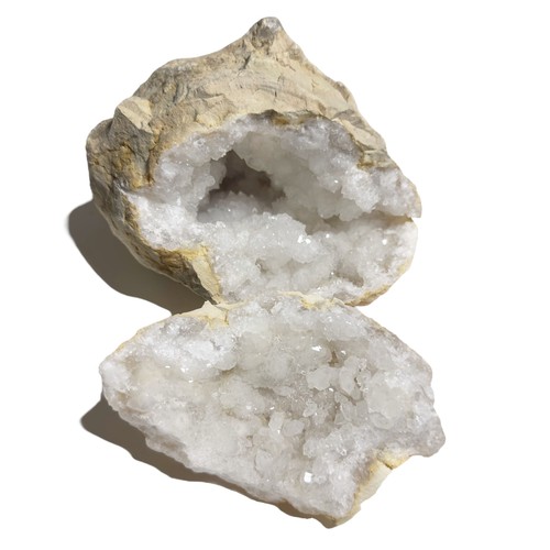 Géode quartz taille l - quartz,
