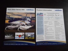 VIKING TWIN OTTER 400 Brochure prospectus hydravion canadien années 2000