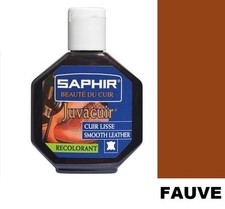 TEINTURE CUIR MARRON FAUVE JUVACUIR PIGMENTE RENOVE TEINTE SAPHIR AVEL