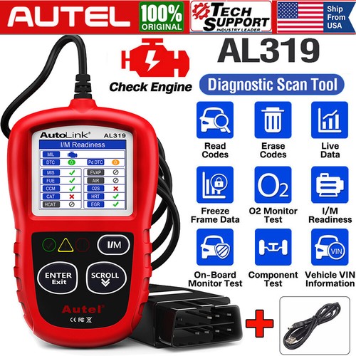 Autel autolink al319 obd2 can - autel,