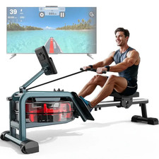 Rameur Maison & appartement Pliable avec Écran & Support Tablette