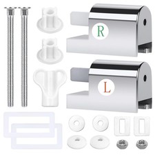 Kit De Fixation Abattant WC Universel - Métal Siège De Toilette Accessoires D...