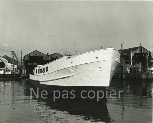 Bateau vers 1960 thonier - bateau,