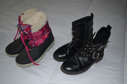 Lot paires de - de, bottines
