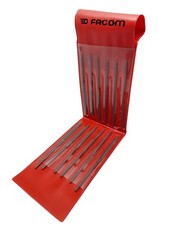 Jeu d'aiguilles de lime dans sac Facom AS.12LTP140T2A, 140mm, T2