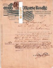 Beau document du 15/05/1915 VICENTE ROSELLO Palma de Mallorca