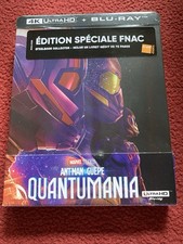 BLURAY 4K ULTRA HD/COLLECTOR STEELBOOK NEUF/QUANTUMANIA:ANTMAN 3 édition FNAC vf