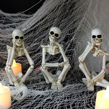  Statue de squelette en