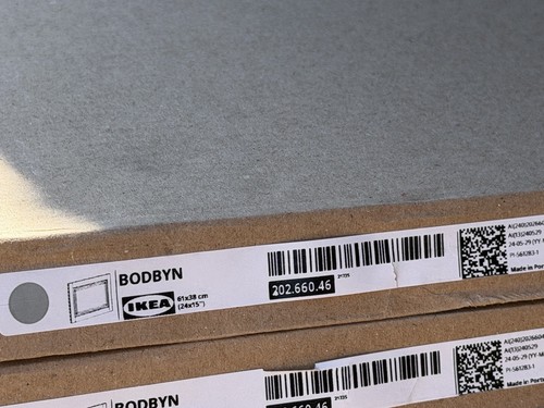 New boxed ikea bodbyn gray - new,