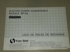 éclaté pieces de pompe a eau