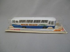 AO905 MAJORETTE 1/66? AUTOCAR AUTOBUS MIAMI BEACH REF 373 BON ETAT