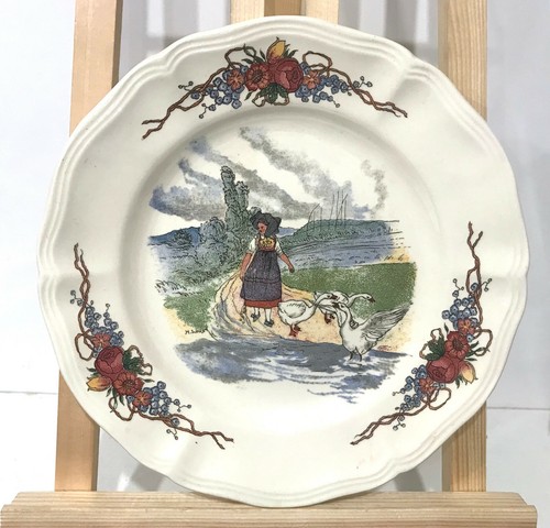 Assiette ancienne - assiette,