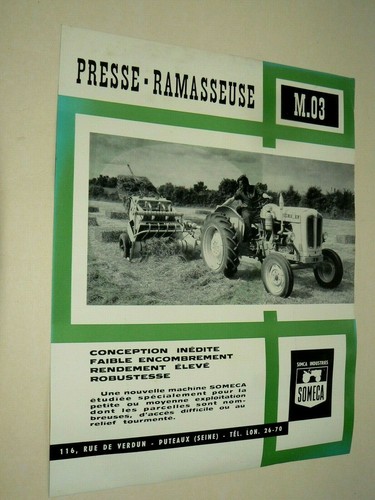 Prospectus tracteur someca - tracteur,