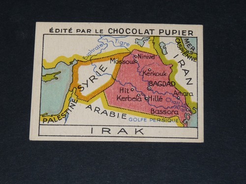 Chromo chocolat pupier - chromo, asie