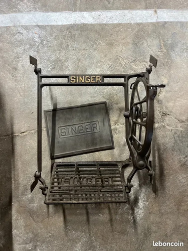 Pied machine coudre - machine, à