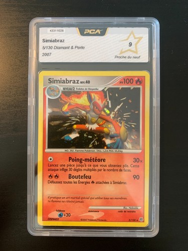 Carte pokémon holo simiabraz - pokémon,