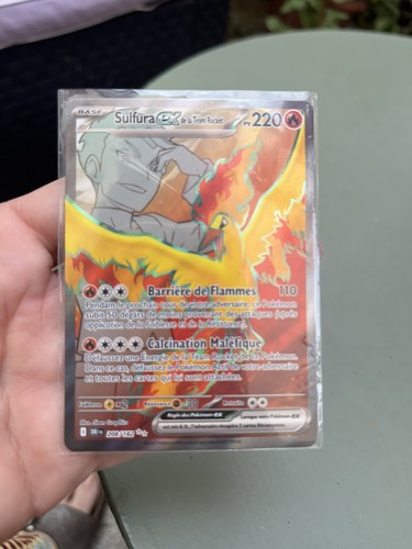 Carte pokémon sulfura de - sulfura, ex