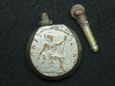 BRIQUET DE POILUS DE TRANCHÉES 35mm TRENCH LIGHTER 1914-1918 ONE PENNY 1914