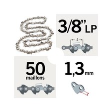 ? CHAINE SECURA pour STIHL MS192 / MS192T 50 MAILLONS CARLTON guide 35 CM