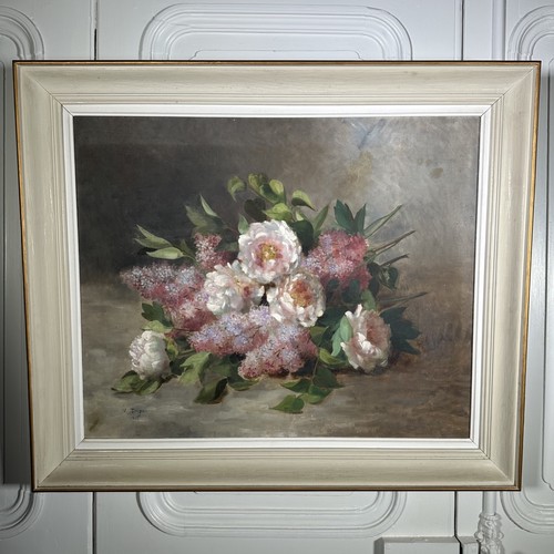 Huile sur toile - nature, morte