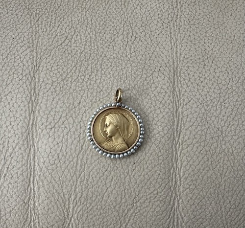 Médaille vierge 750 - vierge, or