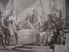 GRAVURE DE L'INTERREGNE EN 738