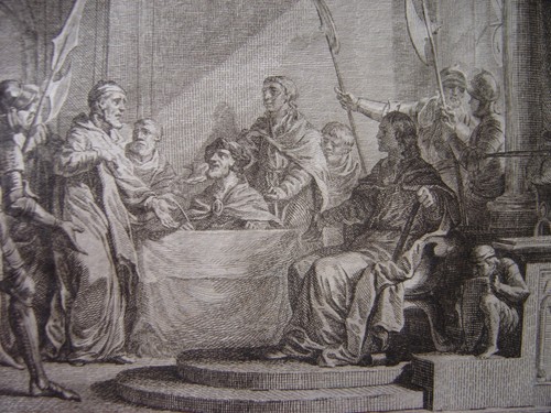Gravure interregne en - de,