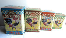 Lot de 4 boites à épices en