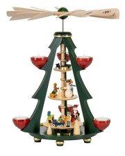 Pyramide de Table Bescherung Avec Père Noël Couleur 3-stöckig Hauteur 40cm Neuf