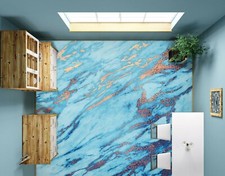 3D marbre bleu 1997 sol