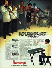 Publicité Advertising 099   1982  Bontemi  clavier piano méthode musique