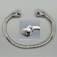 Poing Main 925 Argent Torque