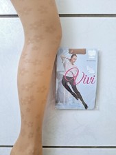 COLLANT FANTAISIE MARQU VIVI TAILLE 2 COULEUR CHAIR