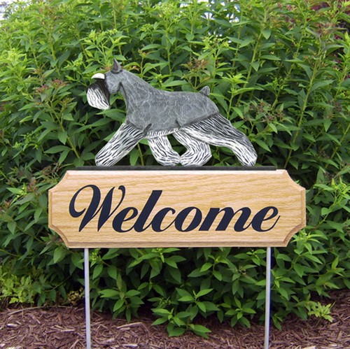 Panneau bienvenue bois - de,