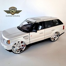 1:18 LAND ROVER SPORT 2023 Tunning Americaine Argent SEMI NEUF 2007 Rare 1:18