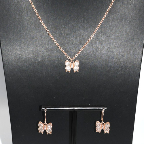 Parure collier boucles - collier, et