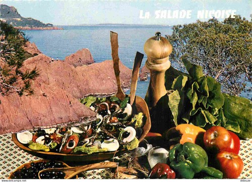 Carte postale recettes - carte, de