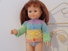 vêtement ,gilet pour poupée