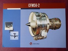 DOCUMENT RECTO VERSO SNECMA GENERAL ELECTRIC CFM56-2 MOTEUR ENGINE AWACS