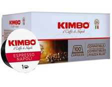 Capsules De Café Kimbo Mélange Napoli Formule Bar Compatibles Lavazza BLUE