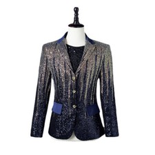 Veste De Tuxedo En Paillettes Pour Homme Costume De Mariage Fête Prom