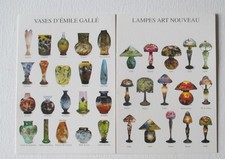 Lot de 12 cartes postales Art